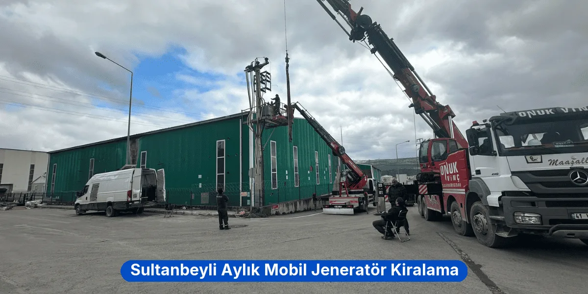 Sultanbeyli Aylık Mobil Jeneratör Kiralama