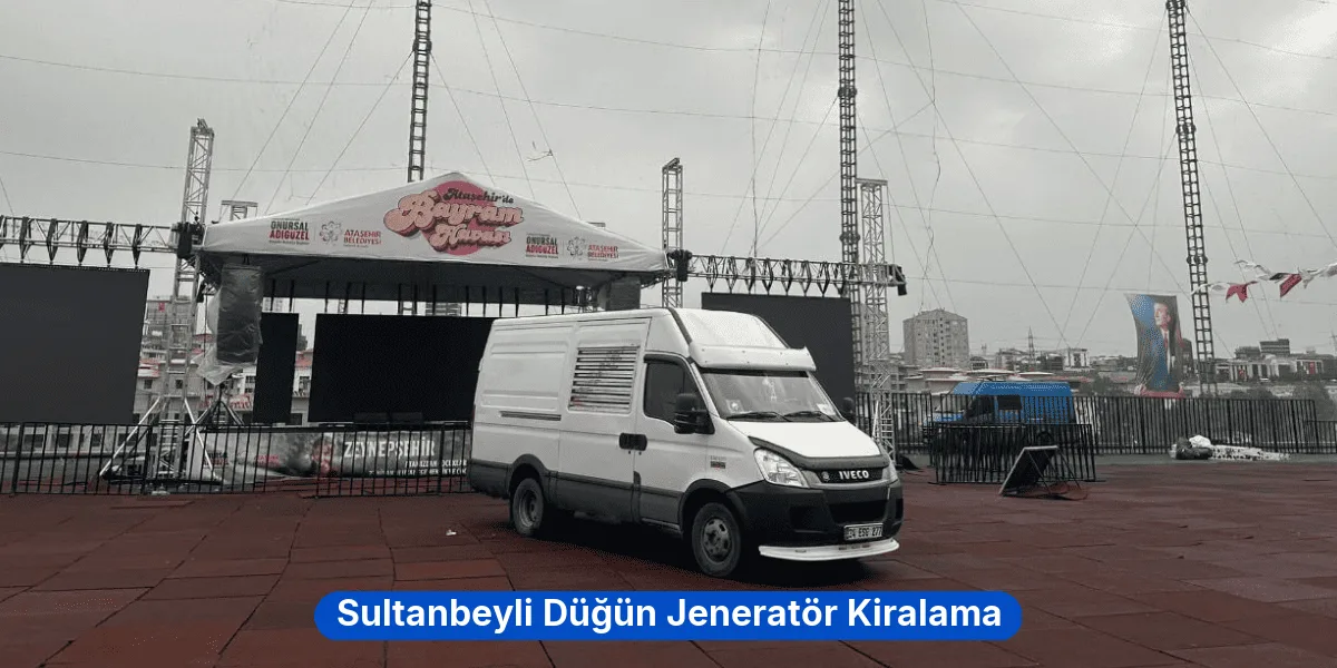 Sultanbeyli Düğün Jeneratör Kiralama