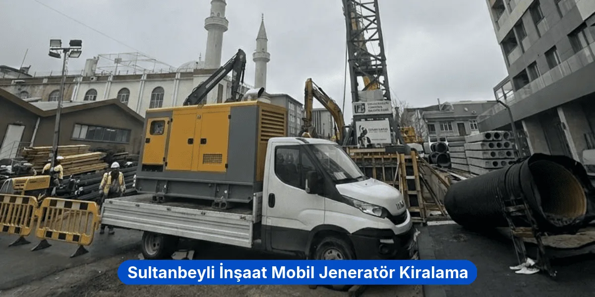 Sultanbeyli İnşaat Mobil Jeneratör Kiralama